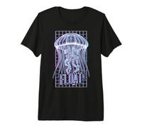 EDM Rave Méduse Flotteur Aquatique Drôle Medusa Techno Raver T-Shirt Haut de Gamme