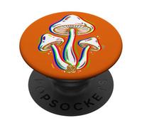 EDM Rave Outfits Festival Musique électronique Champignon Trippy PopSockets PopGrip Adhésif