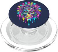 EDM Rave Outfits Festival Musique électronique Tête de Mort Trippy PopSockets PopGrip pour MagSafe