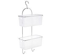FIVE Simply Smart - Support de Douche 2 Paniers Blanc Blanc G