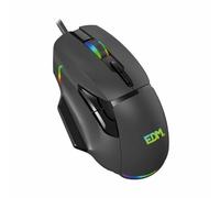 EDM Souris Gaming avec LED 07753 pour Players Noir 7200 dpi