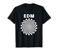 EDM Spiral Dots Rave Techno Electronic Optical Illusion T-Shirt