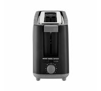 Edm Tostadora ranura larga black design 900W 7 posiciones bandeja migas calentar descongelar 38,4x11,5x17,2 cm