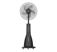 EDM Ventilateur nébuliseur 70 W Ø41 x 128 cm Noir