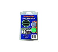 AGRAFE OMEGA 16 - Galva plastifié vert x 1250 pcs EDMA - 44201