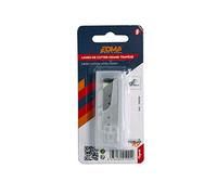 EDMA 199255 Lame de Cutter Grand Trapèze, Lot de 10, Argent