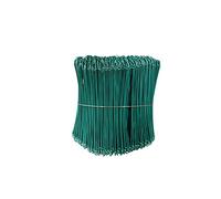 Edma 960491 Lien À Boucles Galva Plastifié Vert-Ø 1,4 mm x 200 mm-x 1000 pcs