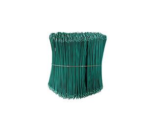 Edma 960491 Lien À Boucles Galva Plastifié Vert-Ø 1,4 mm x 200 mm-x 1000 pcs