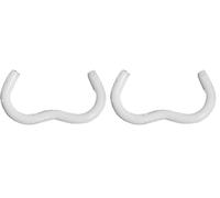 Edma AGRAFE OMEGA 20 - Galva plastifié blanc - x 200 pcs (Lot de 2)