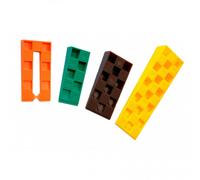 EDMA Assortiment de cale crantée x245 pcs - 188455