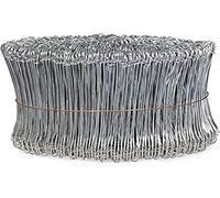 EDMA - Liens à Boucles Galva Ø 1 x 120 mm - 1000 Attaches de Fil à Doubles Boucles pour Machine à Liage - 960452 - Accessoires de Travaux pour Professionnel et Particulier