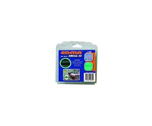 EDMA Oméga 043501 20 anneaux de clôture en plastique vert Galva