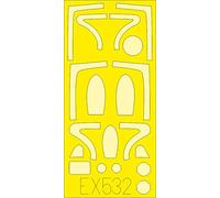 (EDMEX532) - Eduard Masks 1:48 - MiG-21PF with canopy seal