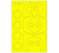 (EDMEX641) - Masque Eduard 1:48 -Rafale C (Revell)