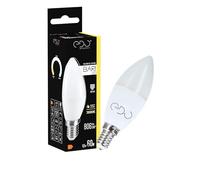 EDO, Ampoule BARI LED 8,5W WW, Bougie, E14, 3000K, 806lm, 220-240V, Non-dimmable led e14 3000K, led blanc chaud, ampoule e14, ampoule LED, 1 pièce, EDO777665