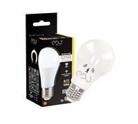 EDO Ampoule LED MARI SENSOR 8,5 W Lumière avec Détecteur de Mouvement et de Crépuscule Blanc chaud 3000K Non Dimmable Culot E27 Ampoules Économiques 806 Lumen Lampe LED Efficacité Energétiqu 1 Pièce