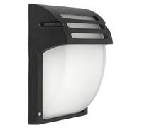 EDO Applique Murale Exterieur ZOFIN S, lampe murale en aluminium noir IP44, applique murale avec douille E27, max. 1x40 Watt, Eclairage Décoration Lumière, lampe d'entrée pour ampoules LED, EDO777373