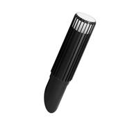 EDO Applique Murale Extérieure TORRIN W Noire - Lampe Murale avec Douille GU10 en Aluminium - Éclairage IP44 pour Jardin, Terrasse, Balcon, Entrée ou Façade