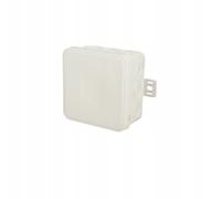 EDO Boîte de Dérivation IP54 Hermétique 75x75x41 mm Blanche, 12 Entrées - Flexible et Sans Halogène - Boîte de Jonction avec Sorties et Fermeture à Clip Intérieur et Extérieur