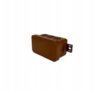 EDO Boîte de Dérivation IP54 Hermétique 80x45x41 mm Brune, 8 Entrées - Flexible et Sans Halogène - Boîte de Jonction avec Sorties et Fermeture à Clip Intérieur et Extérieur