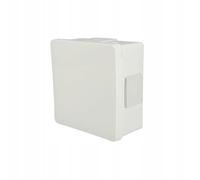 EDO Boîte de Dérivation IP55 Étanche 86x86x40 mm Blanche, 4 Entrées - Sans Halogène - Boîte de Jonction avec Passe-câbles en Caoutchouc et Fermeture à Clip Intérieur et Extérieur