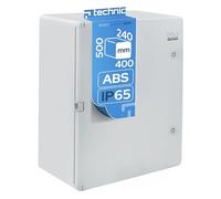 EDO Boîtier de Jonction Étanche de Distribution IP65 400x500x240 mm Gris