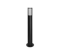 EDO Borne d'Éclairage Extérieur TORRIN 55 cm Noire - Lampe de Jardin IP44 avec Douille GU10 en Aluminium - Lanterne Moderne pour Terrasse, Allée, Balcon ou Entrée