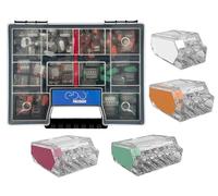 EDO Coffret 100 Bornes de Connexion VDE - Bornes de Connexion Rapides