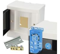 EDO Coffret Électrique Apparent 1 Rangée pour 4 Modules IP40 IK07