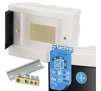 EDO Coffret Électrique Apparent 1 Rangée pour 6 Modules IP40 IK07