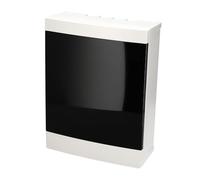 EDO Coffret Électrique Apparent 2 Rangée pour 16 Modules 29 x 22 x 9,5 cm IP40 IK07 - Boîtier de Distribution en ABS Blanc - Tableau Électrique Intérieur pour Garage, Atelier, Maison