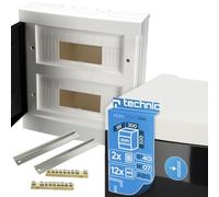 EDO Coffret Électrique Apparent 2 Rangée pour 24 Modules IP40 IK07