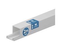 EDO Goulotte de Câble 16x16 mm Cache-Câble Blanc 2m