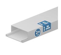 EDO Goulotte de Câble 40x16 mm Cache-Câble Blanc 2m