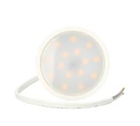 EDO Module LED INSERT GARI LED 4,8W 3000K Blanc Chaud 500 Lumens 230V, Cartouche Ultra Plat ø50x23mm pour Spot de Plafond & Encastrable, GU10/MR16 Remplacement, 110° Angle D'éclairage, Non-dimmable