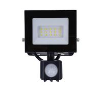 EDO, projecteur DORAN LED avec un capteur, 10W, 4000K,735lm, projecteur led detecteur, projecteur led detecteur de mouvement, spot led exterieur avec detecteur, EDO777674