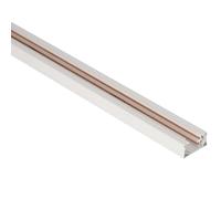EDO Rail Monophasé avec MEVA PRO System-Éclairage de Plafond Rail de Distribution Monophasé Blanc 2 M 110-265 V AC IP20 Rail d'alimentation Rails de Spots Système de Rail Spot Luminaire Plafond