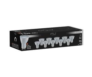 EDO, SET 10x FARI LED Ampoule M10 10 pièces - 7.5 Watts, blanc neutre- 4000K NW, 700lm, non-dimmable, led GU10 4000K, ampoules à économie d'énergie, ampoules à led, Multipack 10, EDO777491