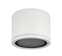 EDO Spot en Saillie IP54, Plafonnier Salle de Bain UMA GX53, Spot LED en Saillie Plafond 230V, Blanc Mat Downlight Plat et Rond Ø90*60mm Aluminium, pour Balcon et Cuisine, non inclus LED-GX53