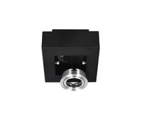 EDO, Spot Plafond Simple en Saillie OSMIN RIM 1 Noir IP20, GU10, Carré - Luminaire Plafonnier Moderne, Éclairage de Plafond en Métal, Spot LED, Orientable Spots, anneau interchangeable, EDO777679
