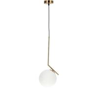 EDO Suspension PELOTA, Éclairage de Plafond Moderne, Support de Lampe en Or (20cm), Luminaires Intérieur pour Salon, Chambre, Café, Restaurant, Lustre Cuisine E27, IP20, 230V, EDO777202