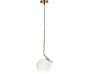 EDO Suspension PELOTA, Éclairage de Plafond Moderne, Support de Lampe en Or (20cm), Luminaires Intérieur pour Salon, Chambre, Café, Restaurant, Lustre Cuisine E27, IP20, 230V, EDO777202