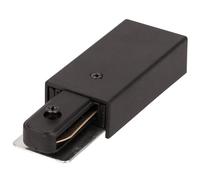 EDO - Système SEVA - Alimentation en Saillie pour Rail de Plafond Noir - Alimentation Terminale d’Éclairage Monophasé max. 600W LED - SEVA Power Black 220-240 V, IP20 Éclairage sur Rail