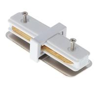 EDO - Système SEVA - Connecteur Linéaire I pour Rail de Plafond Blanc - Rallonge d’Éclairage Monophasé - SEVA I Connector White, IP20 Éclairage sur Rail