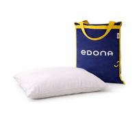 EDONA L'Original - Oreiller 30% Duvet -60x60 cm - Confort Hôtelier, Souple et Naturel - Confectionné en Bourgogne (50 x 70 cm)