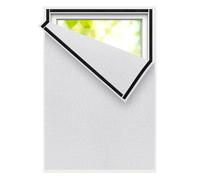 Edonkvi Occultant Fenetre,Rideau Occultant sans Percage,Lin Tissu Anti Chaleur Store Occultant,Découpable Store Enrouleur Thermique au Metre pour Voyage Chambre Bureau Toit Soleil Fenetre Maison