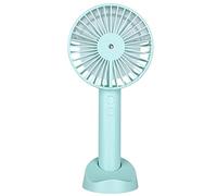 Edorco 2 Ventilateurs à Eau pour Le Refroidissement Portable - Ventilateur Portable pour Voyage - Ventilateur Portable avec Brume, Ventilateur Portable Rechargeable avec réservoir d'eau