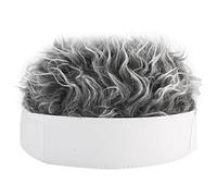 Edorco Cheveux visière | Chapeau Guy Fieri avec Poils à Pointes Perruque - Bonnet réglable avec Cheveux pour Un Cadeau Amusant pour Un conjoint ou Une Personne Chauve
