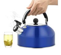 Edorco Théières sifflantes pour la Famille - cuisinière pour poêle à Bois halogène - Bouilloires à thé pour cuisinière, cuisinière à Induction, cuisinière à poterie électrique