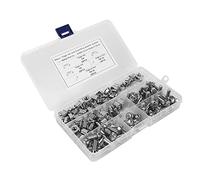 EdorRo Lot de 50 écrous M6 et vis de montage pour rack de serveur et armoire (M6 x 20 mm) (vis, rondelle + écrou cage)